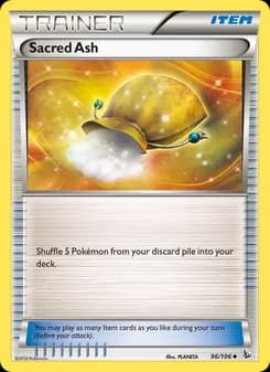 Sacred Ash card in English
