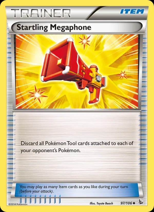 Startling Megaphone card in English