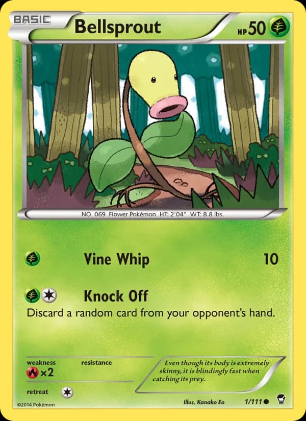Bellsprout card in English