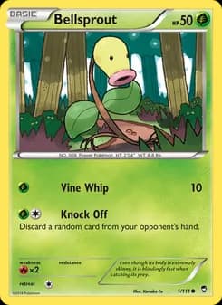 Bellsprout card in English