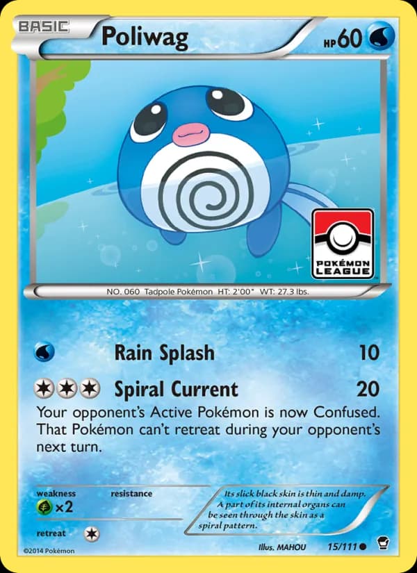 Poliwag card in English