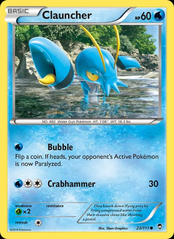 Clauncher card in English