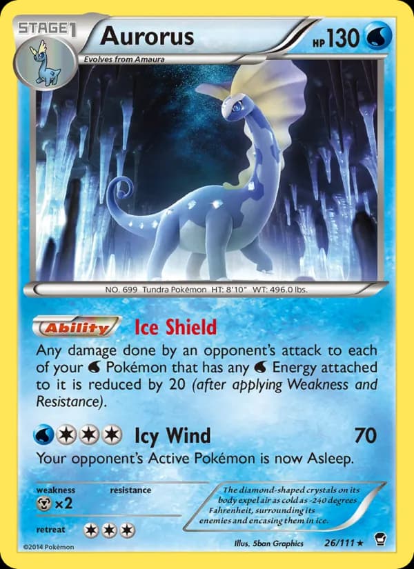 Aurorus card in English