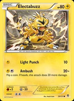 Electabuzz card in English