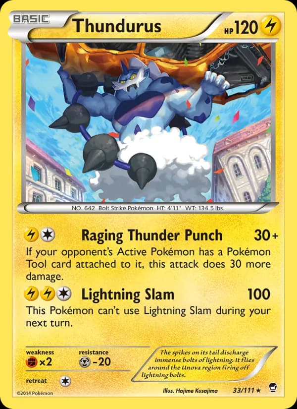 Thundurus card in English