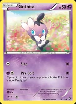 Gothita card in English