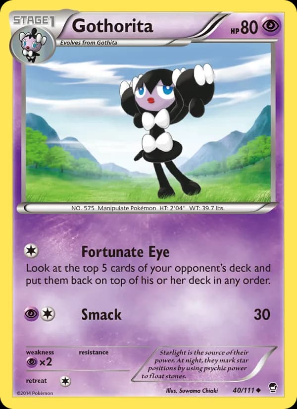 Gothorita card in English