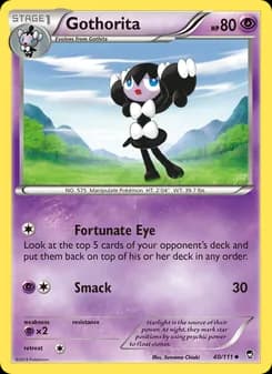 Gothorita card in English