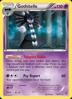 Gothitelle card in English