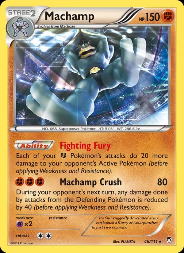 Machamp card in English