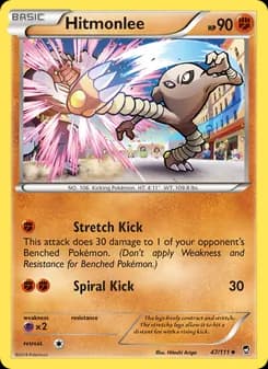 Hitmonlee card in English