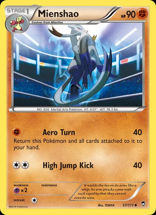 Mienshao card in English