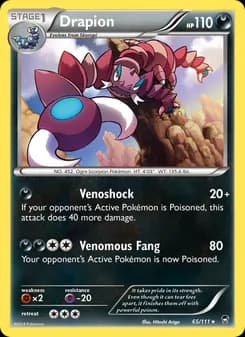 Drapion card in English