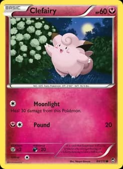 Clefairy card in English
