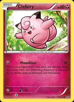 Clefairy card in English