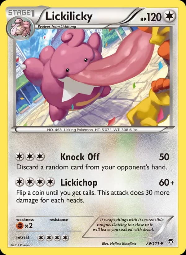 Lickilicky card in English