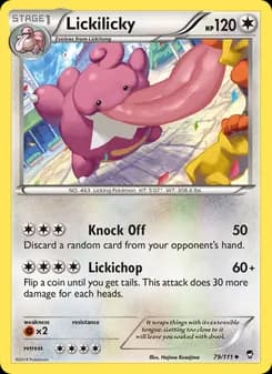 Lickilicky card in English