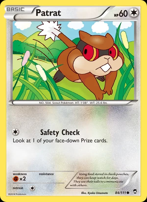 Patrat card in English