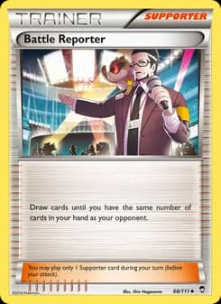 Battle Reporter card in English