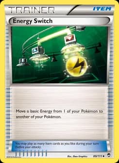 Energy Switch card in English
