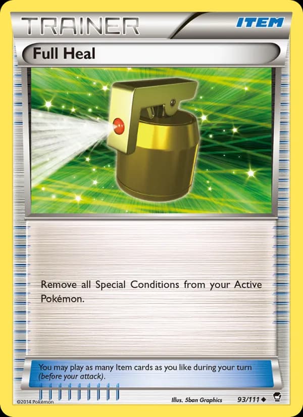 Full Heal card in English