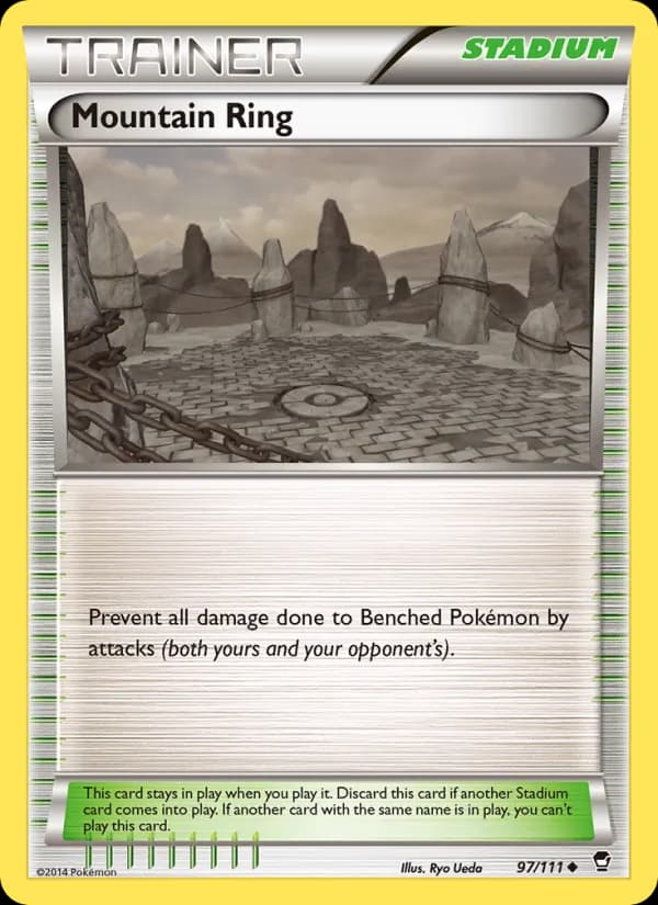 Mountain Ring card in English