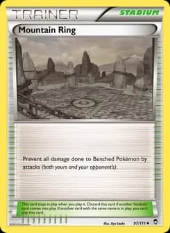Mountain Ring card in English