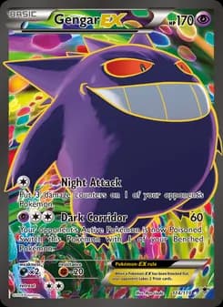 Gengar EX card in English