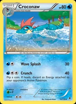 Croconaw card in English