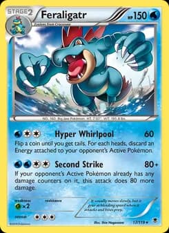Feraligatr card in English