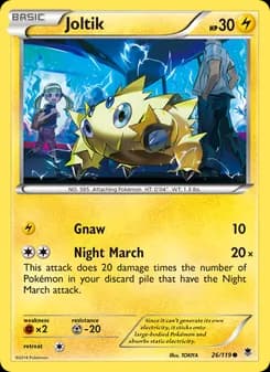 Joltik card in English