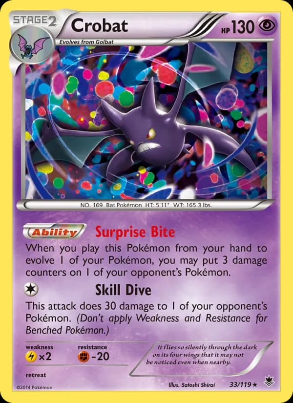 Crobat card in English
