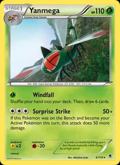 Yanmega card in English