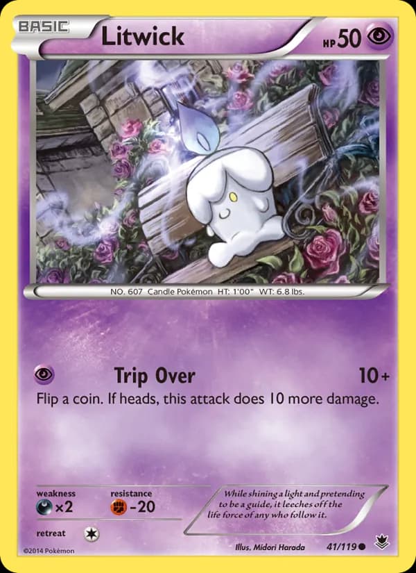 Litwick card in English