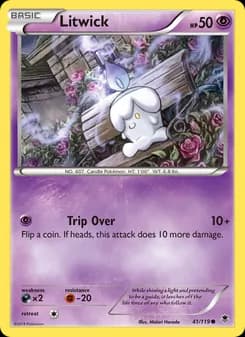 Litwick card in English