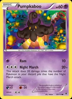 Pumpkaboo card in English