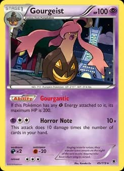 Gourgeist card in English