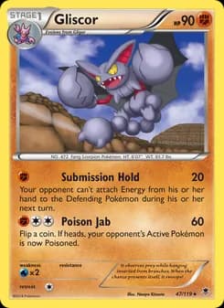 Gliscor card in English