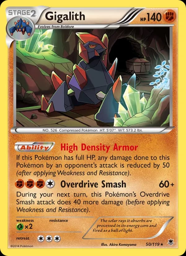 Gigalith card in English