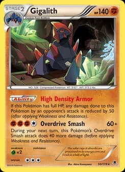 Gigalith card in English