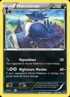 Honchkrow card in English
