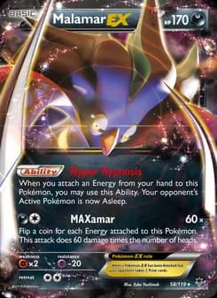 Malamar EX card in English