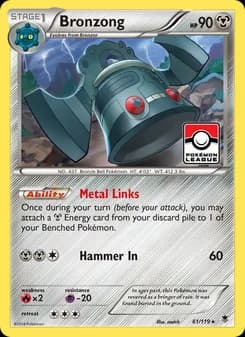 Bronzong card in English