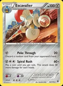 Escavalier card in English