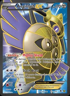 Aegislash EX card in English