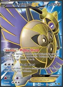 Aegislash EX card in English