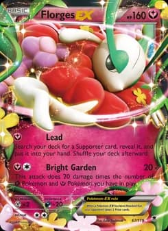 Florges EX card in English