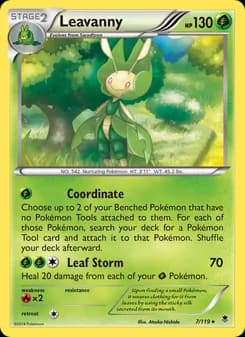 Leavanny card in English