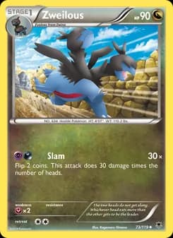 Zweilous card in English