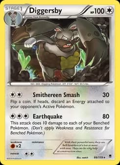 Diggersby card in English